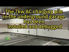 7KW 11KW 22KW Silver Column Type Single Gun Electric Vehicle AC Sạc