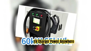 Maxpower 60kW Năng lượng định giá 65kWH Capacity IP55 Protection Điện thoại di động EV sạc Trạm sạc di động
