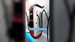 Bộ sạc EV nhanh DC hai súng 60-160kW với khả năng bảo vệ thời tiết IP54 cho mục đích thương mại