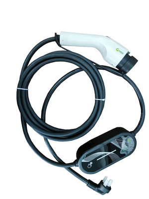 Giá tốt. 7KW 32A Bộ sạc điện thoại EV di động AC Bảo vệ điện áp quá cao Bộ sạc nhanh EV di động trực tuyến