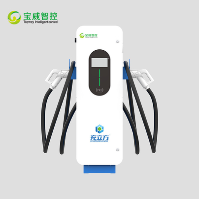 Giá tốt. 30KW/40KW Đàn sạc xe điện đứng trên sàn hai khẩu / trạm sạc xe điện trực tuyến