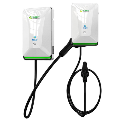 Giá tốt. 7KW 11KW 22KW Pearl White Cửa tường gắn súng đơn xe điện AC sạc đống trực tuyến
