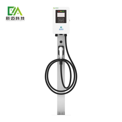 Giá tốt. Mckee 7KW 11KW 22KW Cột màu trắng kiểu sàn đứng một khẩu súng xe điện Đàn sạc AC trực tuyến