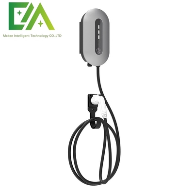 Giá tốt. 7KW 11KW 22KW Bạc gắn tường xe điện súng đơn AC Sạc đống / gia đình thương mại sạc di động trực tuyến