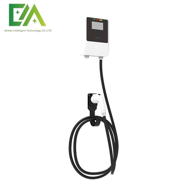 Giá tốt. 7KW 11KW 22KW Xe điện màu trắng gắn trên tường súng đơn AC Sạc đống gia dụng Sạc cầm tay trực tuyến