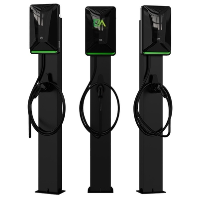 Giá tốt. Trang chủ Thương mại Cột đen Sạc xe điện loại 2 7kw 11KW 22kw Trạm sạc di động Với RFID OCPP trực tuyến