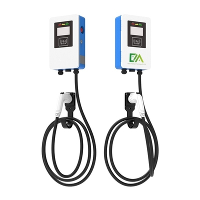 Giá tốt. 7KW 11KW 22KW 32A Màu xanh và trắng tường gắn xe điện đơn súng AC sạc cho sử dụng gia đình trực tuyến