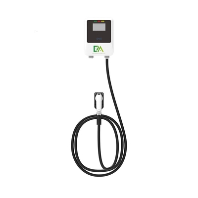 Nhà 7KW 11KW 22KW 32A Xe điện treo tường màu trắng Bộ sạc AC súng đơn