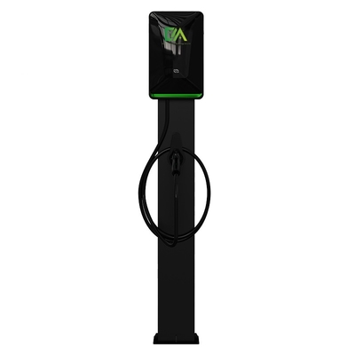 Giá tốt. 7KW 11KW 22KW Pearl White Column / Standing Floor Single Gun Electric Vehicle AC Charging Pile trực tuyến