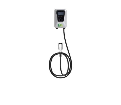 Giá tốt. Bộ sạc xe điện AC 7kW 32A 220V Màn hình cảm ứng 4,3 inch Hộp tường nhà để xe 4m Cáp sạc IP55 Trực tuyến