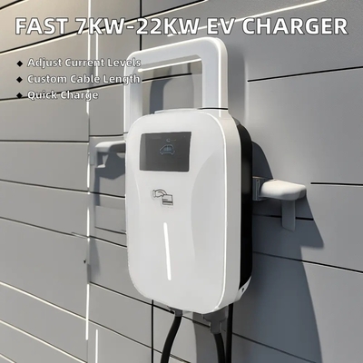 Giá tốt. Bộ sạc xe 7KW 11KW 22KW GBT loại 1 loại 2 AC 220V 380V Wall-mounted Wallbox Xe điện gia đình EV sạc nhanh trực tuyến