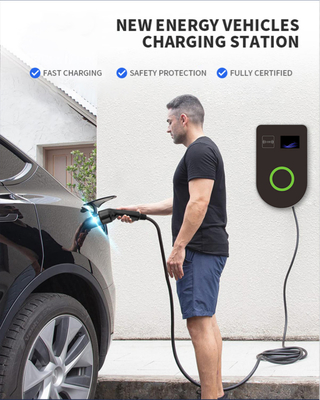 Giá tốt. 7kW 14kW 22kW Loại 2 Plug Sạc nhanh Trạm sạc xe điện thương mại Điện tích sạc tường trực tuyến