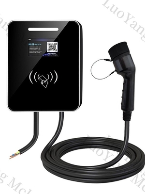 Máy sạc tường 22Kw portable EV 7Kw 11Kw 16A 32A 32 Amp Type 2 Level 2 Nhà sạc xe điện