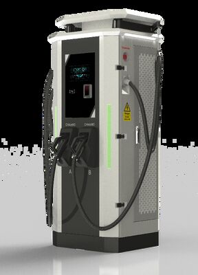 Giá tốt. Bộ sạc nhanh DC 120kW cho xe điện với kết nối cánh tay lắc kép và màn hình sáng cao 7 inch trực tuyến