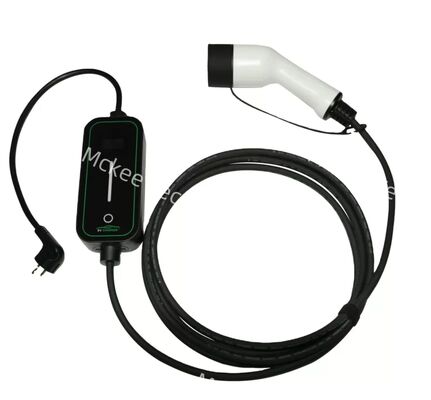 Giá tốt. 3.5kW 16A Bộ sạc xe điện di động có thể điều chỉnh loại 2 với màn hình LCD trực tuyến