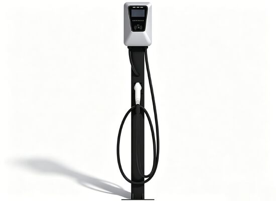 Bộ sạc AC EV ngoài trời 7kW IP55 32A Màn hình cảm ứng kép 4,3 inch Nhiệt độ rộng