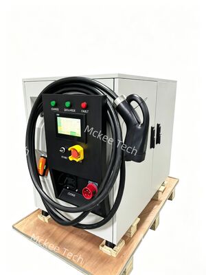 Điện lực 60kW Trạm sạc điện thoại di động EV, Bộ sạc lưu trữ năng lượng di động 65kWh với bảo vệ IP55