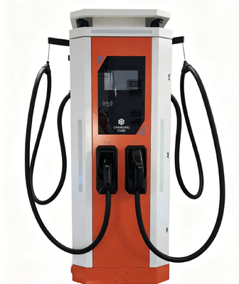 160kW Cáp nhanh DC hai cổng IP54 chống bụi và nước, để sạc thương mại