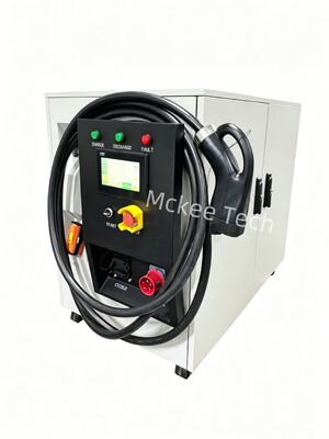 Bộ sạc nhanh điện thoại di động DC EV 60kW, Bộ lưu trữ năng lượng di động tích hợp 65kWh, Khung xếp hạng IP54