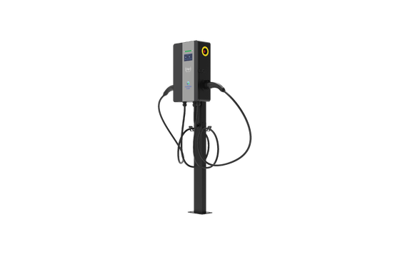  Multi‑payment EU Standard Dual‑gun Pedestal AC Charger, 4.3‑inch Touch Screen Operable Version, Dual‑gun Pedestal EV AC Charger