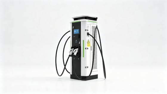 Giá tốt. IP54 Không khí làm mát OCPP1.6J Màn hình cảm ứng 10 inch White Dew Series DC EV Charger 60kW Trạm sạc nhanh cho bãi đậu xe đường cao tốc Ứng dụng hạm đội thương mại Trực tuyến