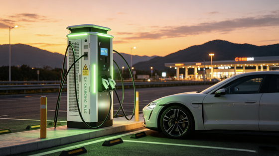 Giá tốt. Đường cao tốc đậu xe Hạm đội thương mại Trạm sạc nhanh White Dew Series DC EV Charger 240kW IP54 Không khí làm mát Màn hình cảm ứng 10 inch OCPP1.6J Hỗ trợ 4G Ethernet WIFI APP Trực tuyến