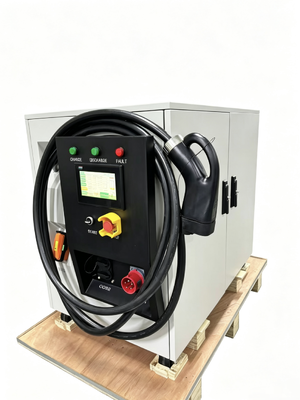 Giá tốt. Bộ sạc di động lưu trữ năng lượng 65kWh 60kW làm mát bằng chất lỏng cáp 7m IP54 màn hình cảm ứng 7 inch tương thích CCS1 CCS2 CHAdeMO GBT súng sạc Tesla Trực tuyến