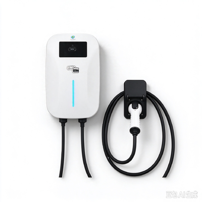 Giá tốt. Mckee 7kW 11kW 22kW Tường gắn AC EV sạc IP54 OCPP 1.6J 4.3 inch màn hình cảm ứng Trực tuyến