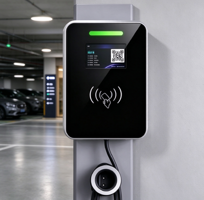 Giá tốt. 7kW Loại 2 Bộ sạc AC EV Wallbox 32A Trạm sạc gia đình IP54 một pha Trực tuyến