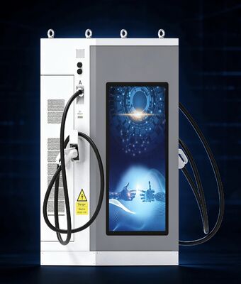 Giá tốt. Bộ sạc EV DC 240kW Màn hình LCD quảng cáo 55 inch Màn hình kép CCS1 CCS2 CHAdeMO GB/T cho kho xe buýt Trực tuyến