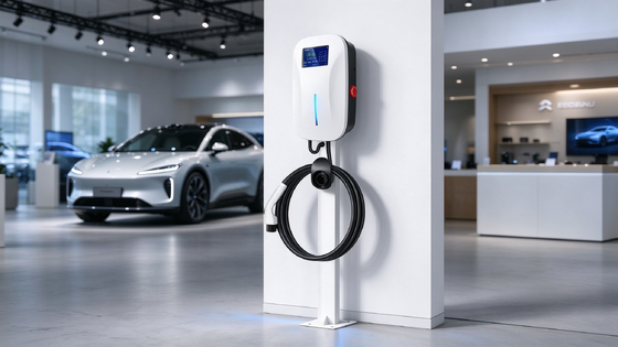 Giá tốt. 22kW Loại 2 Ống đắp bộ sạc AC EV Cặp súng 11kW Mỗi cổng OCPP 1.6J 4G LAN WiFi IP54 Wallbox công cộng Trực tuyến
